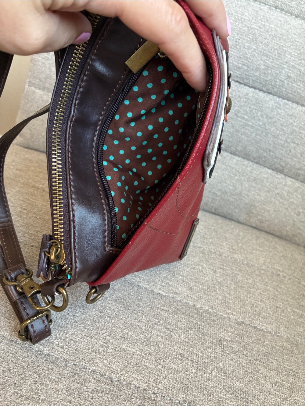 Chala Racoon MINI CROSSBODY - Racoon - Picture 8 of 13